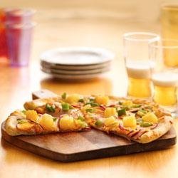 Canadian Bacon and Pineapple Pizza recipe