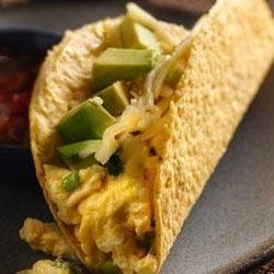 Cheesy Egg Breakfast Tacos recipe