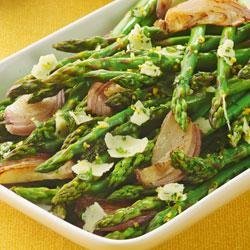 Becel(R) Oven-Roasted Asparagus with Parmesan Gremolata recipe