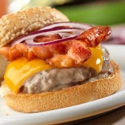 Mushroom Bacon Burgers from Campbell's Kitchen recipe