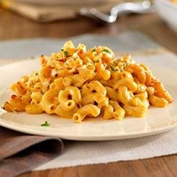 Healthy  Italian Mac and Cheese  with Carrot Puree recipe