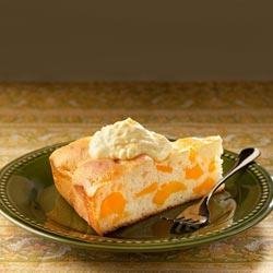 Pretty Peach Cake with Pineapple Frosting recipe