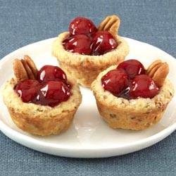 Mini Cherry-Pecan Pies recipe