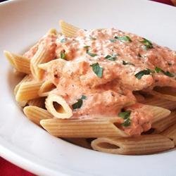 Tomato-Cream Sauce for Pasta recipe