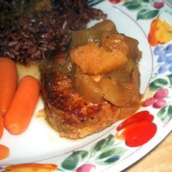 Pork Chops with Apple Curry Sauce recipe
