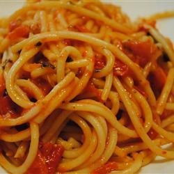 Homemade Tomato Basil Pasta Sauce recipe