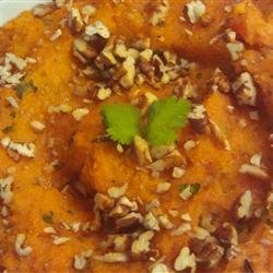 Mashed Jalapeno-Cilantro Sweet Potatoes recipe