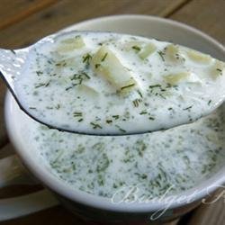 Chilled Cucumber Yogurt Soup recipe