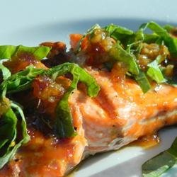 Fast Salmon with a Ginger Glaze recipe