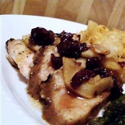 Marinated Pork Medallions with a Ginger-Apple Compote recipe