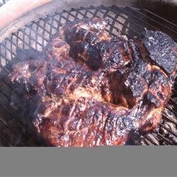 Asian Barbequed Butterflied Leg of Lamb recipe