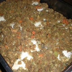 Baked Chicken with Applesauce Stuffing recipe
