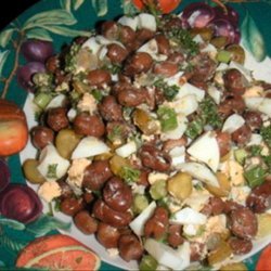 Egyptian Brown Bean Salad recipe