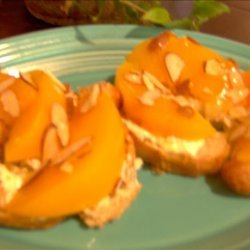 Croissant With Peaches and Honey recipe