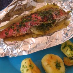 Barbecued Snapper With Butter and Lemon recipe
