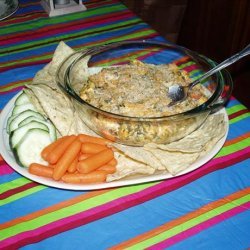 Artichoke Dip With Salsa Zing recipe