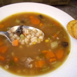 Beef Barley Soup in the Slow Cooker recipe