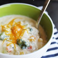 Cheesy Vegetable Soup recipe