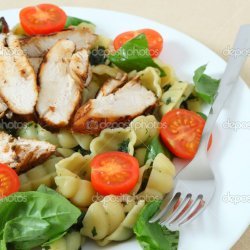 Grilled Chicken Pasta Salad recipe