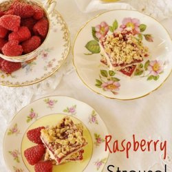 Raspberry Streusel Bars recipe
