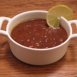 Yummy Black Bean Soup recipe