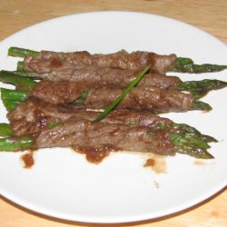 Asparagus Negimaki (Japanese Beef Rolls) recipe