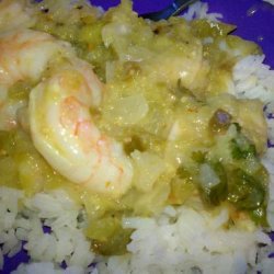 Salsa Verde Caribbean Shrimp recipe