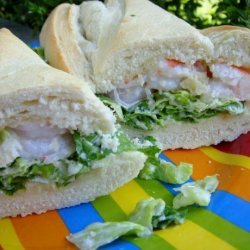 Shrimp Caesar Sandwich recipe