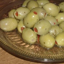 2 Day Herb Marinated Pimiento Stuffed Olives recipe