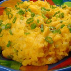 Mixed Mashed Potatoes With Scallions recipe