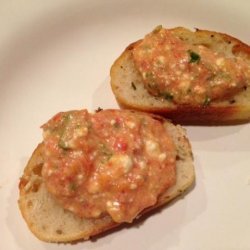 Blue Cheese and Tomato Spread recipe