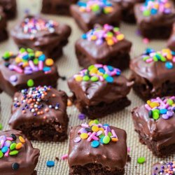 Chocolate Dipped Brownies recipe