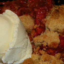 Sour Cherry Pie With Pistachio Crumble Topping recipe