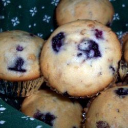 Blueberry Pecan Muffins Using Food Processor recipe