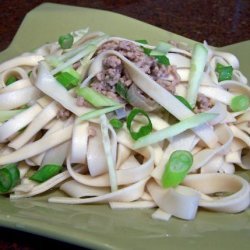 Zhajiang Mian - Minced Pork Tossed Noodles recipe
