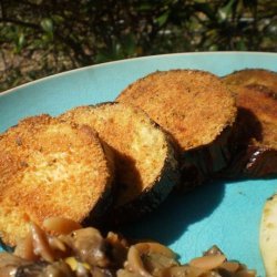 Oven-Fried Eggplant Slices recipe