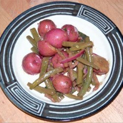 Garden Bean and Potato Salad With Balsamic Vinaigrette recipe