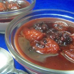 Greek Yogurt With Warm Berry Sauce recipe