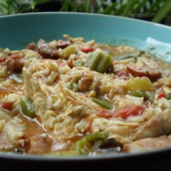 Chicken Okra Sausage Gumbo recipe