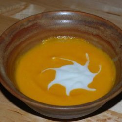 Chilled Squash and Carrot Soup recipe