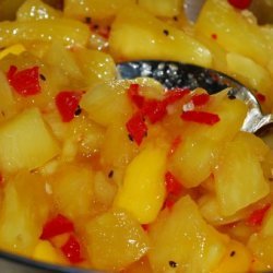 Sunny & Hot! Salsa (Pineapple Mango Kiwi Salsa) recipe