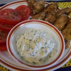 Jerk Chicken Wings With Creamy Dipping Sauce recipe