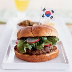 Korean Barbecue Burgers recipe