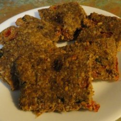 Tomato, Basil, and Flax Crackers recipe