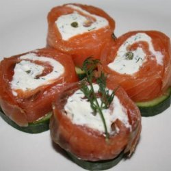 Smoked Salmon Spirals recipe
