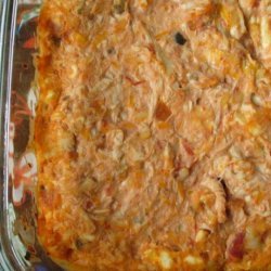 Chicken Mexican Dip - Super Easy! recipe