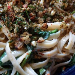 Linguine With Garlicky Breadcrumbs recipe