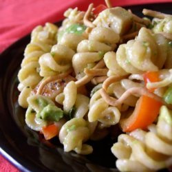 Chicken Pasta With Curry Dressing recipe