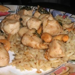 Oriental Chicken With Cashews recipe