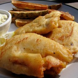 Paula Deen Beer Battered Fish and Chips recipe